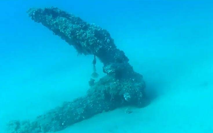 Το ξεχασμένο ναυάγιο στον Αγιόκαμπο και η παλιά άγκυρα που «στολίζει» τον βυθό