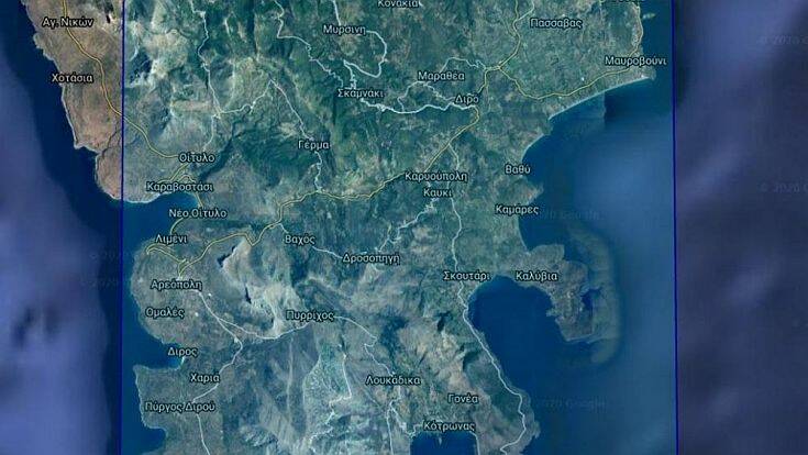 Ενεργοποιείται ο «Copernicus» για τη χαρτογράφηση της πληγείσας από την πυρκαγιά περιοχής στην Ανατολική Μάνη