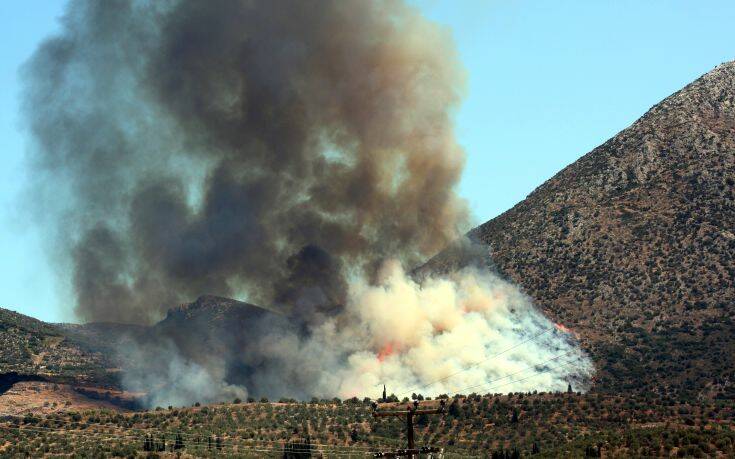 Σε ύφεση η φωτιά στα Χανιά &#8211; Έκαψε αγροτικές εκτάσεις