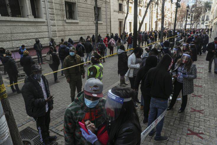 Χιλή: Πάνω από ένα εκατ. πολίτες έχουν ενισχυθεί για να αντιμετωπίσουν τις οικονομικές συνέπειες του κορονοϊού