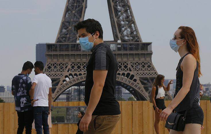 Γαλλία-κορονοϊός: Υποχρεωτική χρήση μάσκας σε πολυσύχναστες περιοχές στο Παρίσι