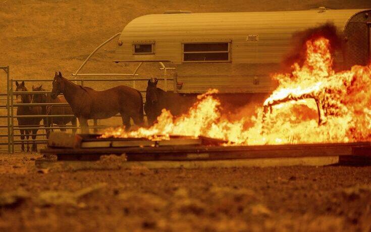 Κόλαση φωτιάς στην Καλιφόρνια: Πρωτοφανής καύσωνας και εικόνες απόλυτης καταστροφής