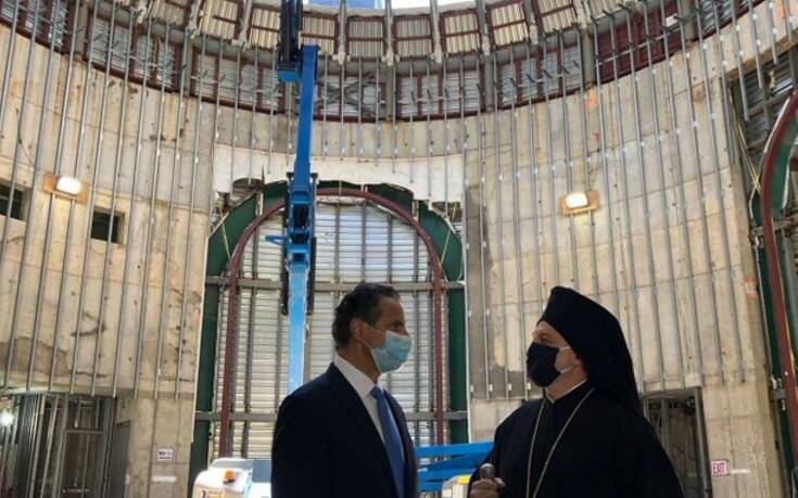 Αρχιεπίσκοπος Ελπιδοφόρος: Ευγνώμων για την ανοικοδόμηση του Αγίου Νικολάου στο Σημείο Μηδέν