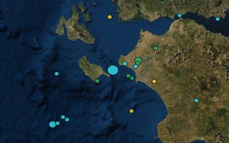 Σεισμός πριν από λίγο στην Κυλλήνη