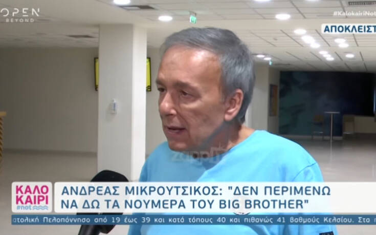 Ανδρέας Μικρούτσικος: Αυτό ήταν το μόνο που ζήτησε όταν του έγινε η πρόταση για το Big Brother