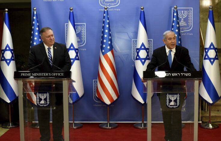 Πομπέο: Οι ΗΠΑ θα συνεχίσουν να διασφαλίζουν τη στρατιωτική υπεροχή του Ισραήλ στη Μέση Ανατολή