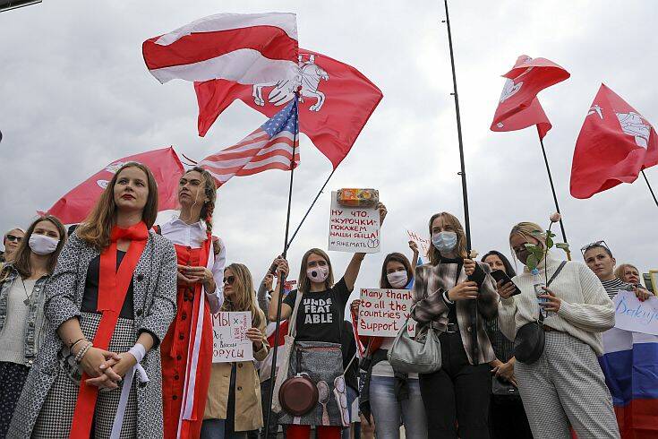 Λευκορωσία: Χιλιάδες άνθρωποι διαδήλωσαν σε όλη τη χώρα κατά του Λουκασένκο