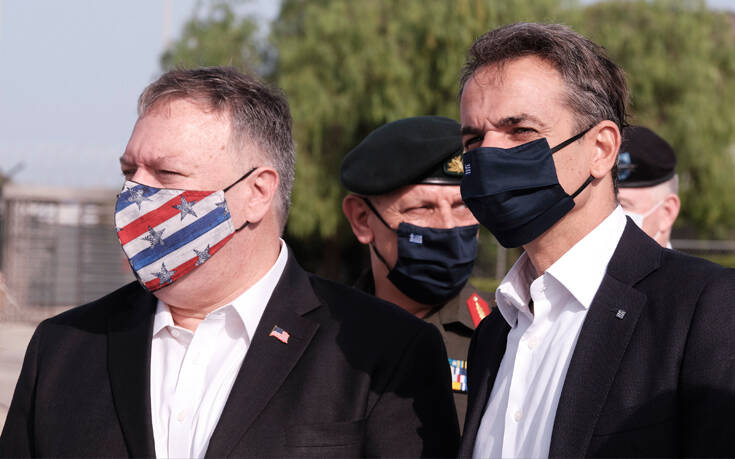 Kοινές δηλώσεις Μητσοτάκη – Πομπέο: Οι σχέσεις Ελλάδας και ΗΠΑ πιο στενές από ποτέ