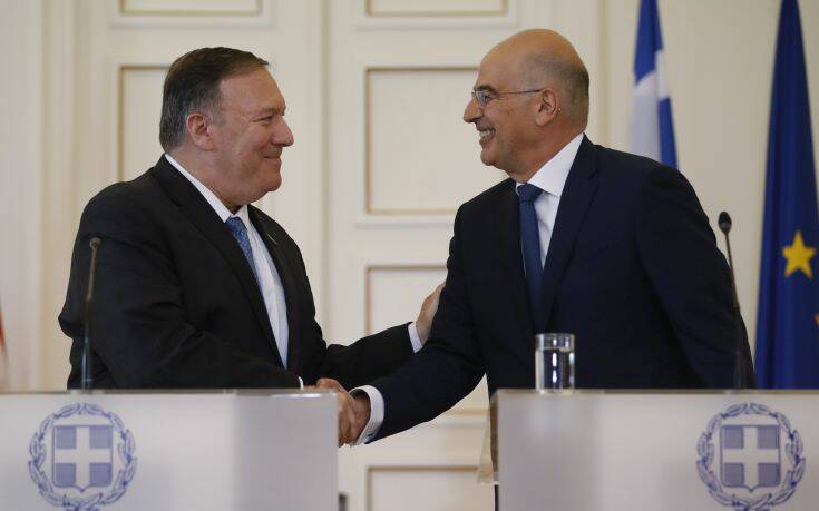 Συνάντηση Δένδια – Πομπέο τη Δευτέρα 28 Σεπτεμβρίου στη Θεσσαλονίκη