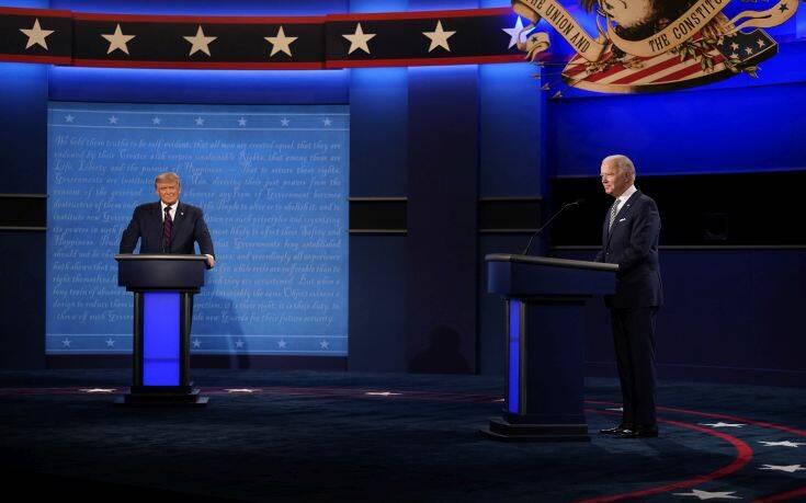 Υψηλοί τόνοι με το «καλημέρα» στο προεδρικό debate για τις εκλογές στις ΗΠΑ