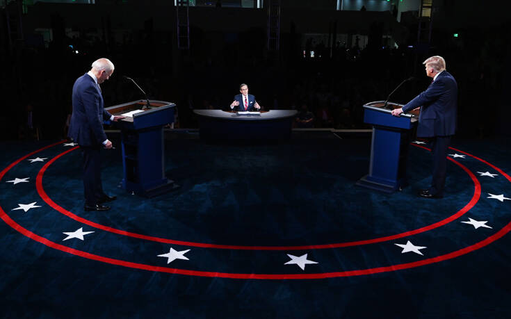 Προεδρικές εκλογές ΗΠΑ: 73,1 εκατ. Αμερικανοί παρακολούθησαν το πρώτο debate Τραμπ-Μπάιντεν
