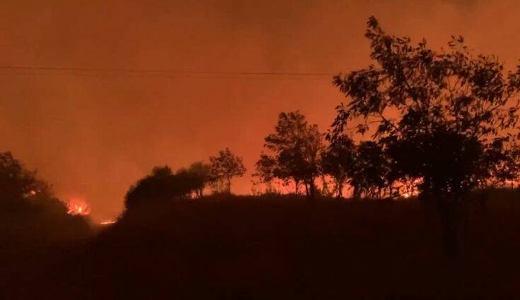 Φωτιά στον Έβρο: Οι ισχυροί άνεμοι αναζωπυρώνουν τις εστίες της πυρκαγιάς