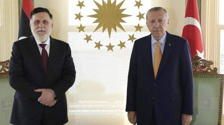 Ο πρόεδρος Ερντογάν ανανέωσε την υποστήριξή του στην κυβέρνηση της Λιβύης