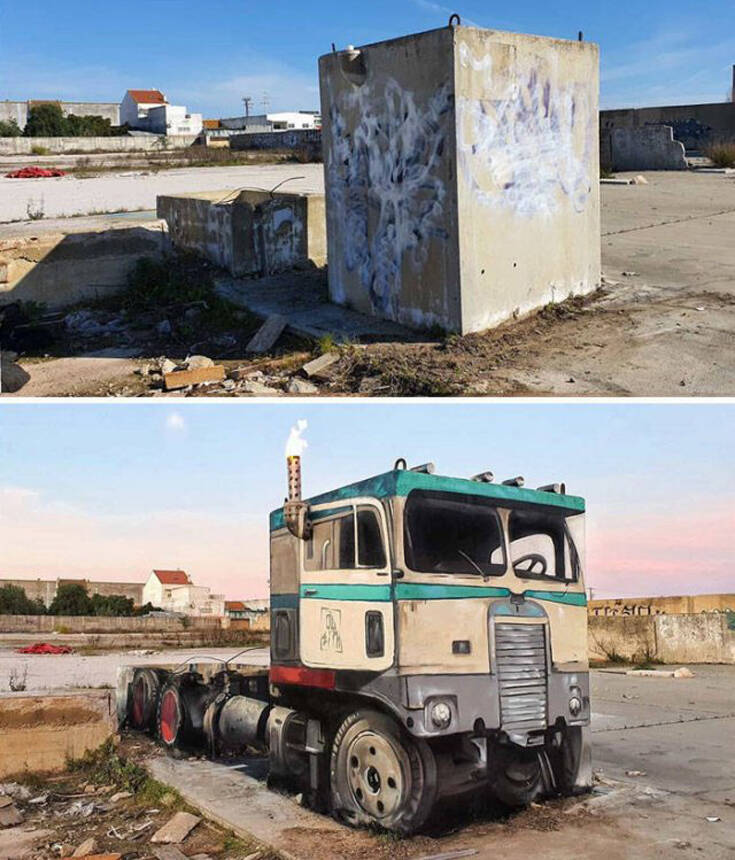Γκράφιτι που νομίζεις ότι ζωντανεύουν