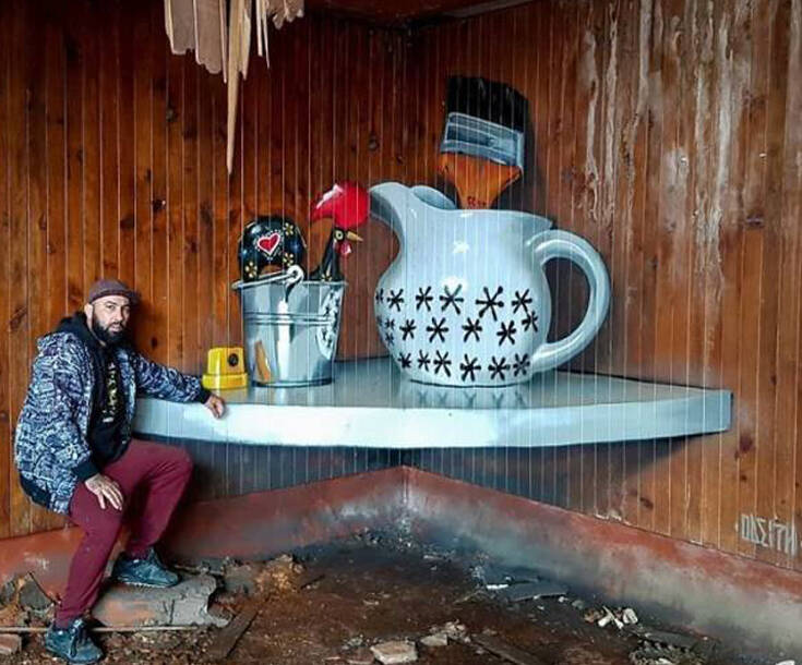 Γκράφιτι που νομίζεις ότι ζωντανεύουν