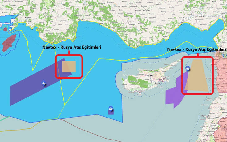 Περιπλέκεται η κατάσταση στην Ανατολική Μεσόγειο: Οι Τούρκοι «απαντούν» με ρωσικά πλοία