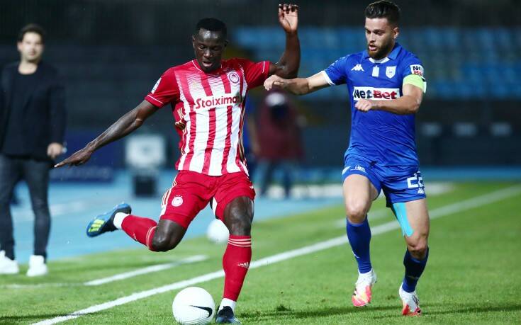 ΠΑΣ Γιάννινα – Ολυμπιακός: 1-0 στο ημίχρονο με γκολ του Παμλίδη