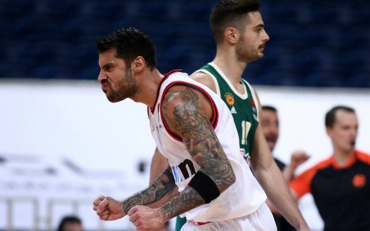 Κόκκινο το ντέρμπι της Euroleague, ο Ολυμπιακός 78-71 τον Παναθηναϊκό στο ΟΑΚΑ