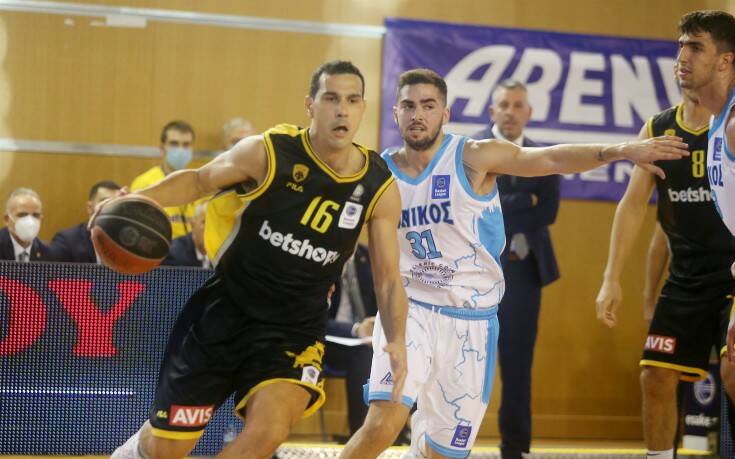 Με νίκη μπήκε η ΑΕΚ στη Basket League, 81-68 τον Ιωνικό εκτός έδρας