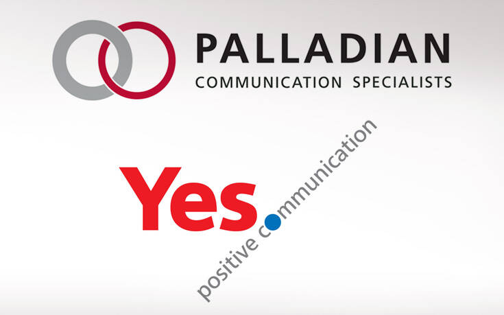 Palladian Communication Specialists και Yes. Positive Communication ενώνουν τις δυνάμεις τους