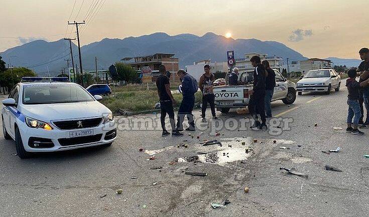 Λαμία: Αγροτικό όχημα παραβίασε STOP και τραυμάτισε σοβαρά 40χρονο αναβάτη δικύκλου