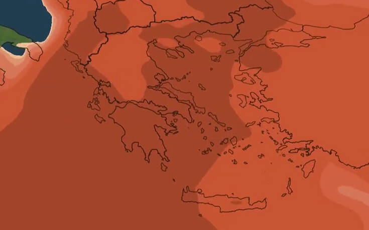 Καιρός: Κορυφώνεται η μεταφορά αφρικανικής σκόνης – Πού αναμένονται λασποβροχές