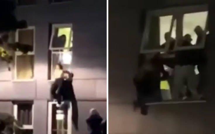 Φοιτητές πηδάνε από τα παράθυρα επειδή τους έκαναν τσακωτούς σε παράνομο πάρτι