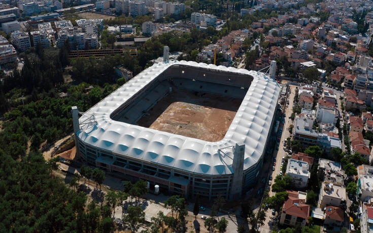 OPAP ARENA από ψηλά-Αποκλειστικά πλάνα από το νέο γήπεδο της ΑΕΚ