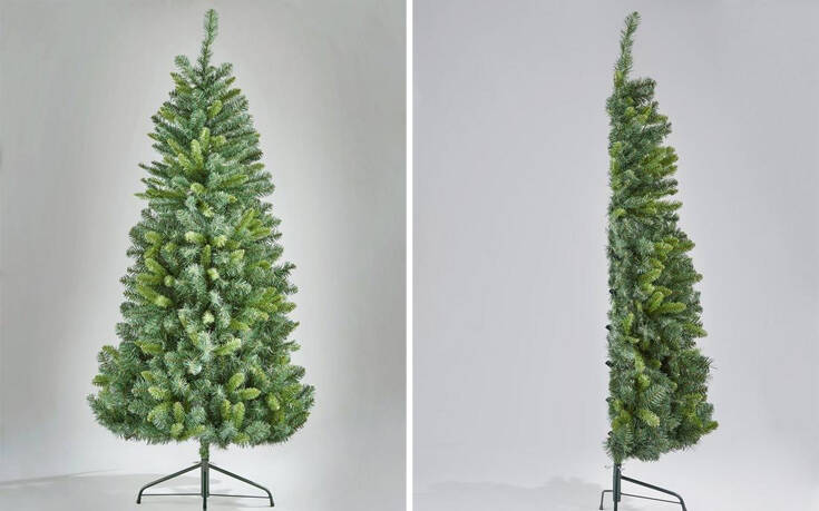 Πουλιούνται&#8230; μισά Χριστουγεννιάτικα δέντρα