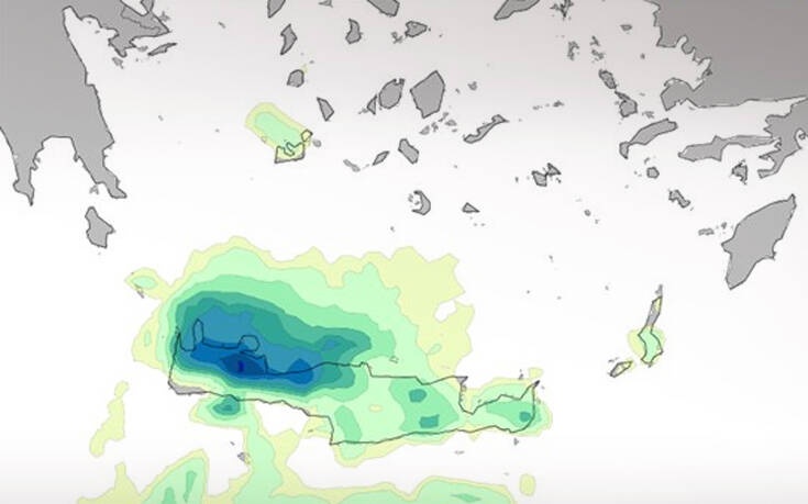 Καιρός: Συνεχίζεται η κακοκαιρία σε Κυκλάδες και Χανιά &#8211; Πού έπεσαν τα μεγαλύτερα ύψη βροχής
