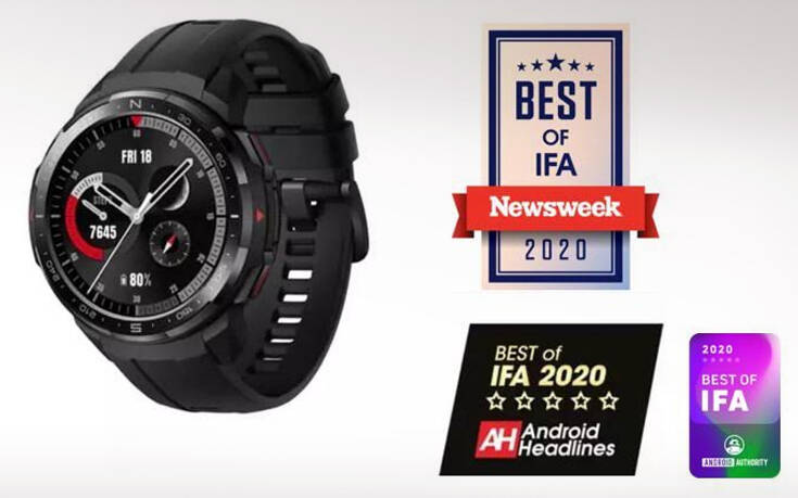 HONOR WATCH GS PRO: «Best Wearable» και πολλές βραβεύσεις για το νέο Rugged Smartwatch