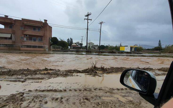 Νέα κακοκαιρία στην Κρήτη: Πλημμύρισαν σπίτια, φούσκωσε ένα ποτάμι, προβλήματα στους δρόμους