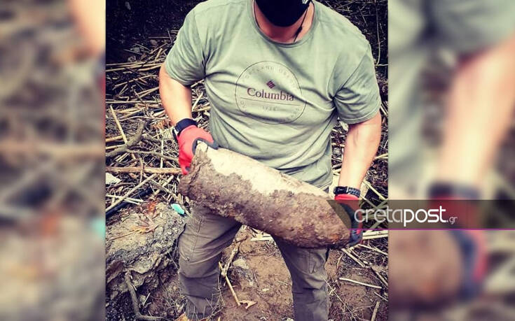 Η κακοκαιρία στην Κρήτη ξέθαψε πυρομαχικά του Β’ Παγκοσμίου