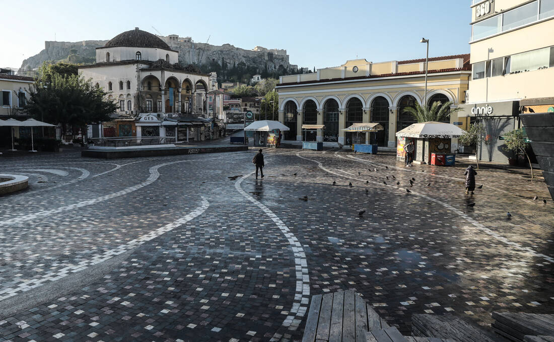 Πώς ξεκίνησε η εβδομάδα στην Αθήνα του lockdown &#8211; Δείτε εικόνες