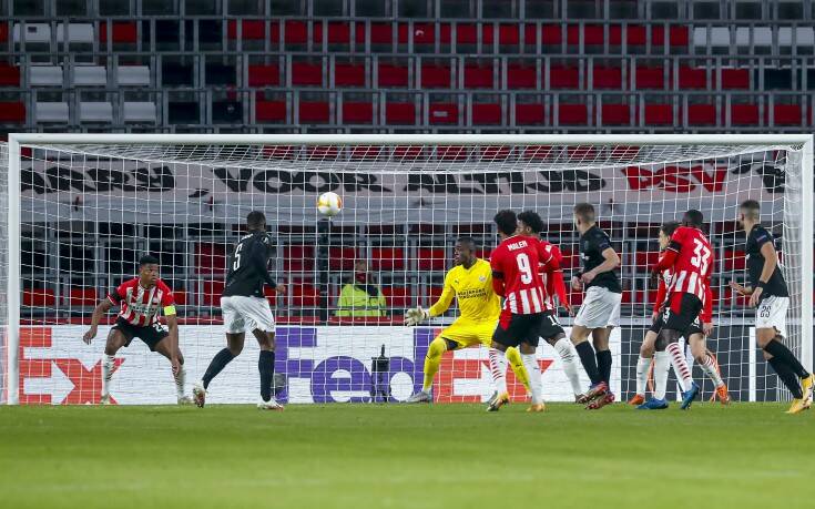 Αϊντχόφεν – ΠΑΟΚ: 1-2 στο 20′ μειώνει ο Γκάκπο
