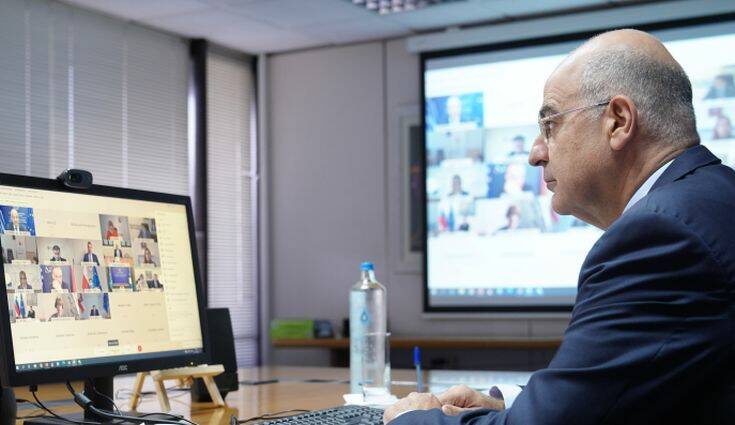 Δένδιας: Κρίσιμη πτυχή των σχέσεων ΕΕ – αραβικού κόσμου, η προσήλωση στο Διεθνές Δίκαιο