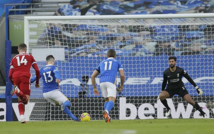 Premier League: Η Λίβερπουλ γκέλαρε στο 93′ με την Μπράιτον