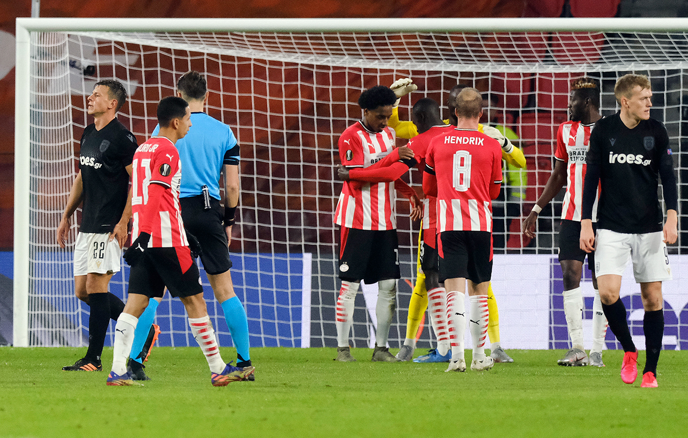 Αϊντχόφεν &#8211; ΠΑΟΚ: 0-1 στο 4&#8242; ο Τζόλης