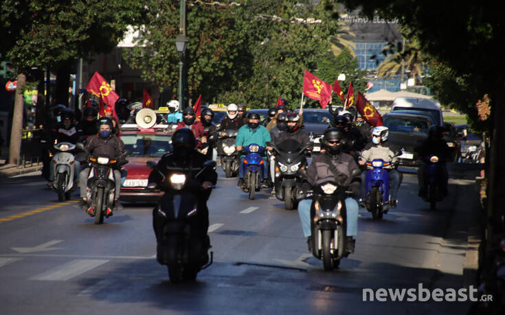 Απεργία σήμερα: Μοτοπορεία και συγκέντρωση στο υπουργείο Εργασίας