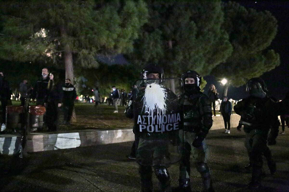 Θεσσαλονίκη: Μία σύλληψη για τα επεισόδια στη συγκέντρωση κατά του lockdown