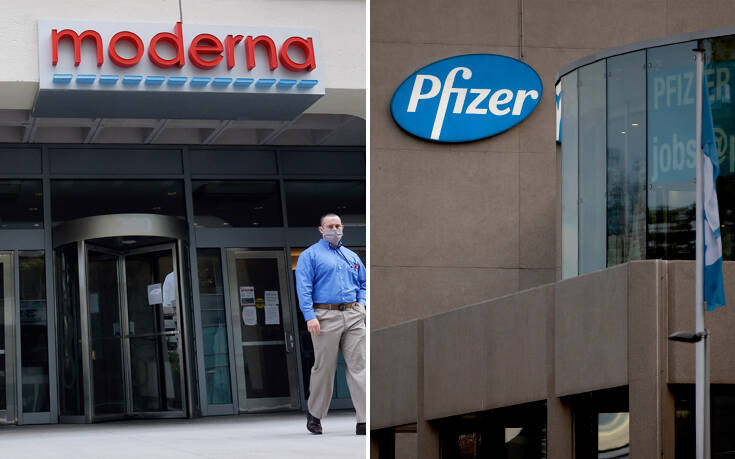 Moderna &#8211; Pfizer: Η σύγκριση ανάμεσα στα δύο εμβόλια κατά του κορονοϊού &#8211; Ποιο φαίνεται πως κερδίζει στα σημεία