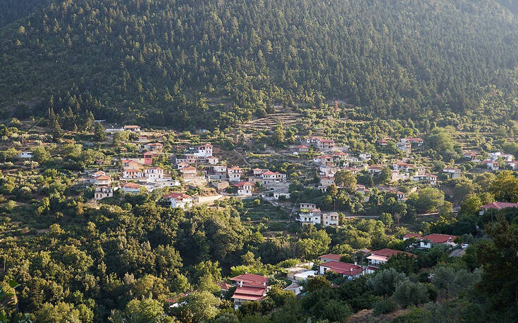 Το πέτρινο χωριό του Πάρνωνα «πνιγμένο» από έλατα