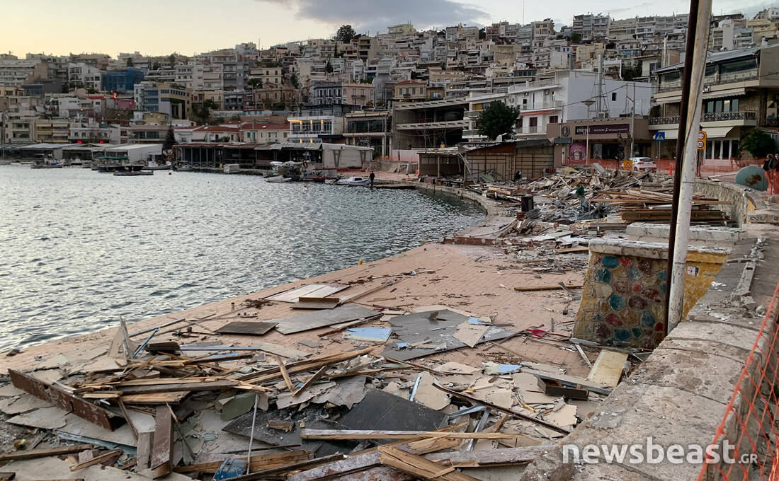 Η συγκλονιστική αλλαγή της όψης που παίρνει το γραφικό Μικρολίμανο &#8211; Δείτε φωτογραφίες