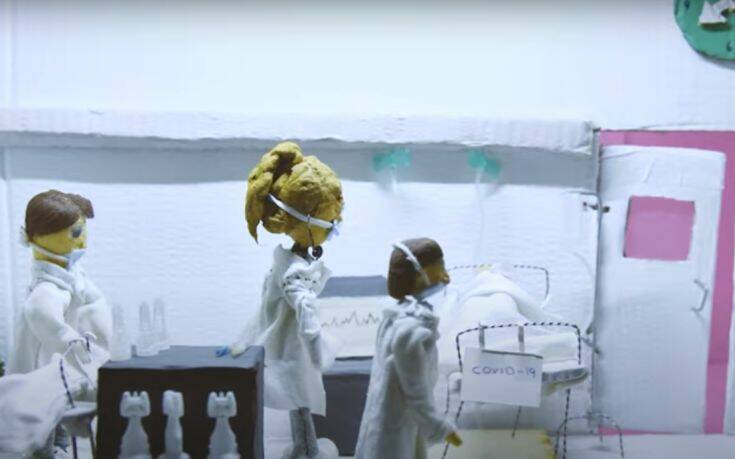 Συγκινητικό βίντεο λέει «ευχαριστώ» στους υγειονομικούς για τον αγώνα τους εναντίον του κορονοϊού