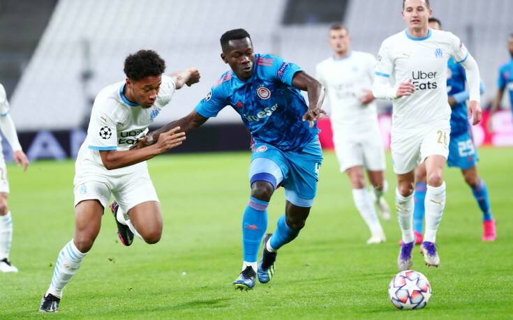 Μαρσέιγ – Ολυμπιακός: 1-1 στο 55′ ο Παγέ