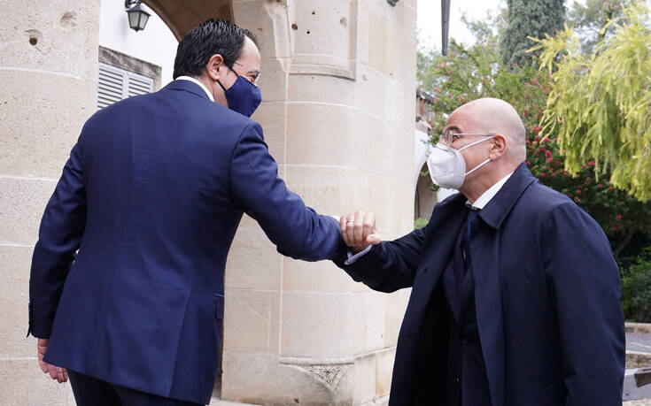 Συντονισμένες και στοχευμένες οι δράσεις Ελλάδας – Κύπρου: Ολοκληρώθηκε η συνάντηση Δένδια – Χριστοδουλίδη
