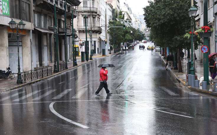 Βροχερός και σήμερα ο καιρός &#8211; Πρόσκαιρες χιονοπτώσεις στα ορεινά