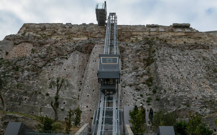 Πώς λειτουργεί ο νέος ανελκυστήρας στην Ακρόπολη &#8211; Ανεβαίνει σε 32 δευτερόλεπτα