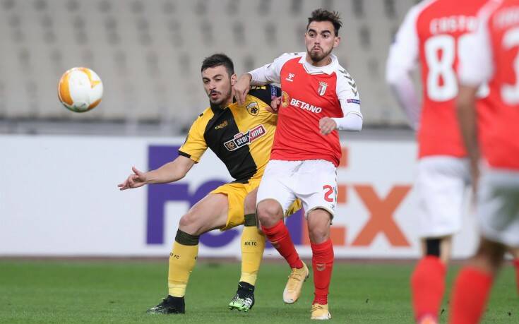 ΑΕΚ – Μπράγκα: 0-2 στο 10′ ο Εσγκάιο