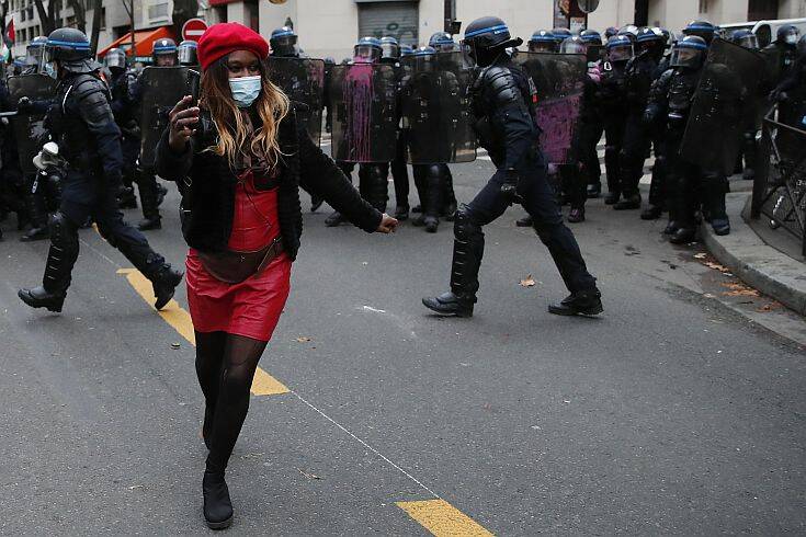 Γαλλία: 22 συλλήψεις στο Παρίσι στη διαδήλωση κατά του αμφιλεγόμενου νόμου για την ασφάλεια